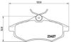 BREMBO P 61 074 Brake Pad Set, disc brake